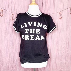 Junk Food Disney Mickey Mouse Living The Dream Tee